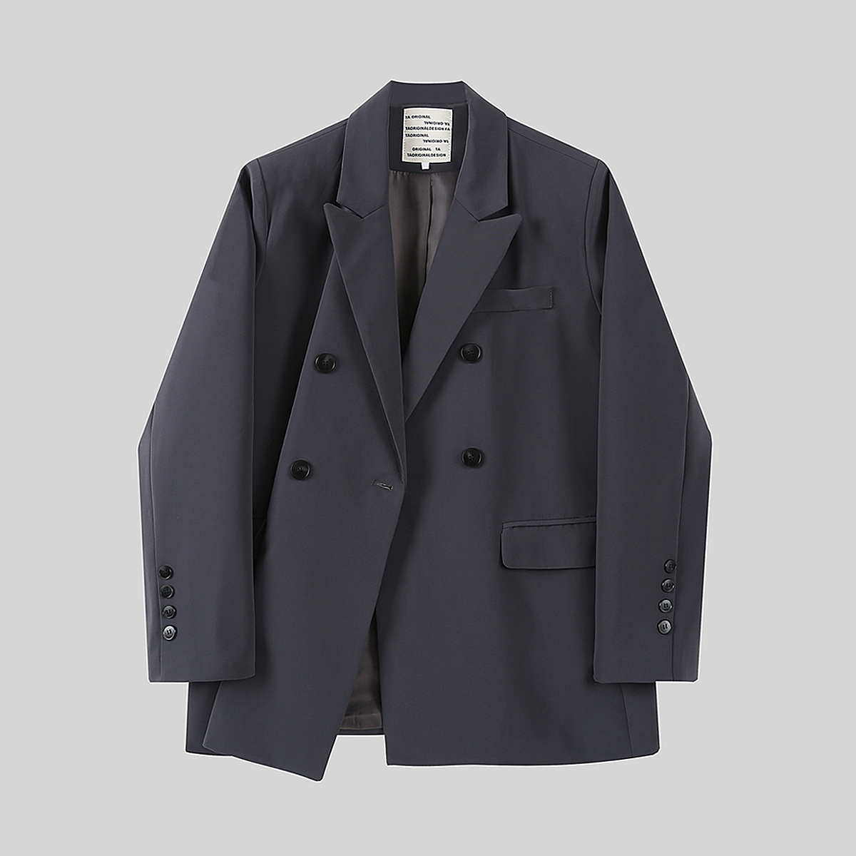 Petite Women's Coffee-Colored Blazer - 2025 Spring Casual Suit for Stylish Outfits - Perfect for Spring and Autumn Wear Petite Women's Coffee-Colored Blazer - 2025 Spring Casual Suit for Stylish Outfits - Perfect for Spring and Autumn Wear