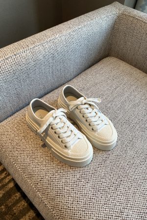 Pink Genuine Leather Lace-Up Sneakers for Women - 2025 Height-Increasing Thick Sole Casual White Shoes, Versatile Comfort Style