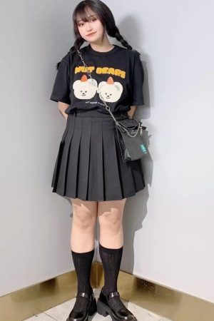 Pink High Waist Pleated A-Line Skirt for Women - Slim Fit Spring Summer 2023 Short JK Style Skirt