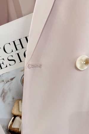 Pink Loose-Fit Blazer for Women - 2025 Summer Style, Lightweight Casual Jacket for a Youthful Look