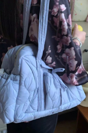 Plaid Shoulder Bag - 2025 Autumn/Winter Casual Versatile Boston Tote for Class and Commuting