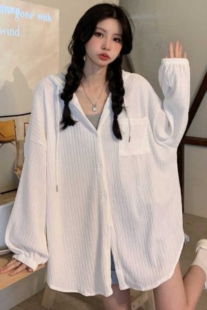 Plus Size 300 lbs Women's Sunshade Jacket - Lightweight Breathable Hooded Summer Coat, Versatile Mid-Length Style