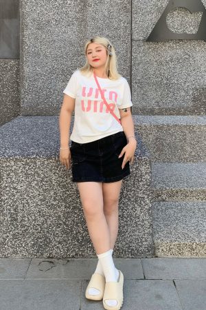 Plus-Size A-Line Denim Skirt Pants for Women, Stylish & Slimming, Sexy Design, Versatile, Available in Two Colors