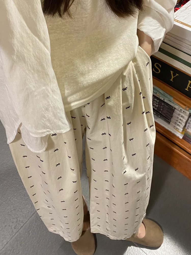 Plus-Size Cloud Pants for Women, Slimming Wide-Leg Casual Cropped Balloon Pants, Japanese Style, Perfect for Short Stature Plus-Size Cloud Pants for Women, Slimming Wide-Leg Casual Cropped Balloon Pants, Japanese Style, Perfect for Short Stature