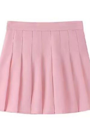 Plus Size Deep Blue High Waist Pleated Skirt for Women, Slimming Anti-Exposure A-Line Design, Stylish Short Skirt for Curvy Girls