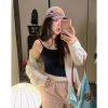 Plus Size Fake Two-Piece Spaghetti Strap Vest for Women - Summer 2025 Stylish Top to Hide Belly, Casual Chic Fashion