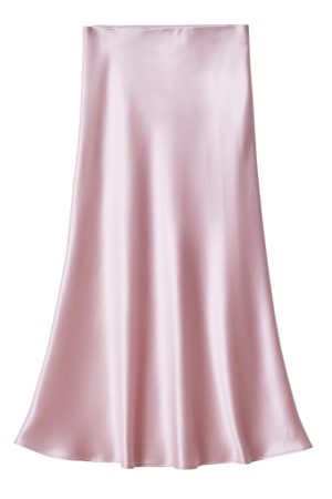 Plus Size Fish Tail Skirt for Women, Acetic Satin Half Skirt, High-End Spring Summer 2025 Fashion, Elegant Gold Design