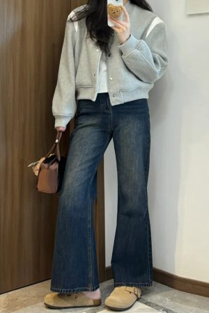 Plus-Size Flared Straight-Leg Jeans for Women - 2025 New Style, Flattering Curvy Fit, Perfect for Petites, Trendy Casual Fashion