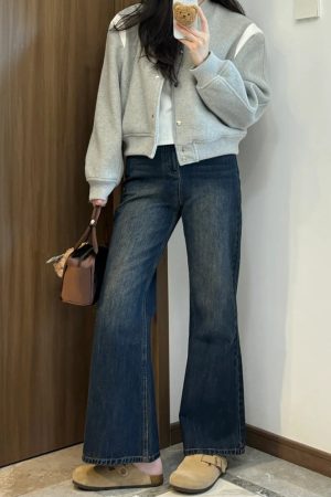 Plus-Size Flared Straight-Leg Jeans for Women - 2025 New Style, Flattering Curvy Fit, Perfect for Petites, Trendy Casual Fashion