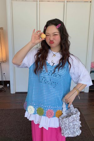 Plus Size Gold Lace Trim Letter T-Shirt for Women - Short Sleeve Summer 2025 Slimming Top, Great for Covering Belly