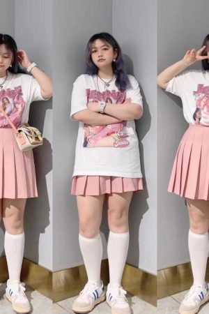 Plus Size Gray High-Waisted A-Line Pleated Skirt for Women - Slimming Short Solid Color Design with Sophisticated Style