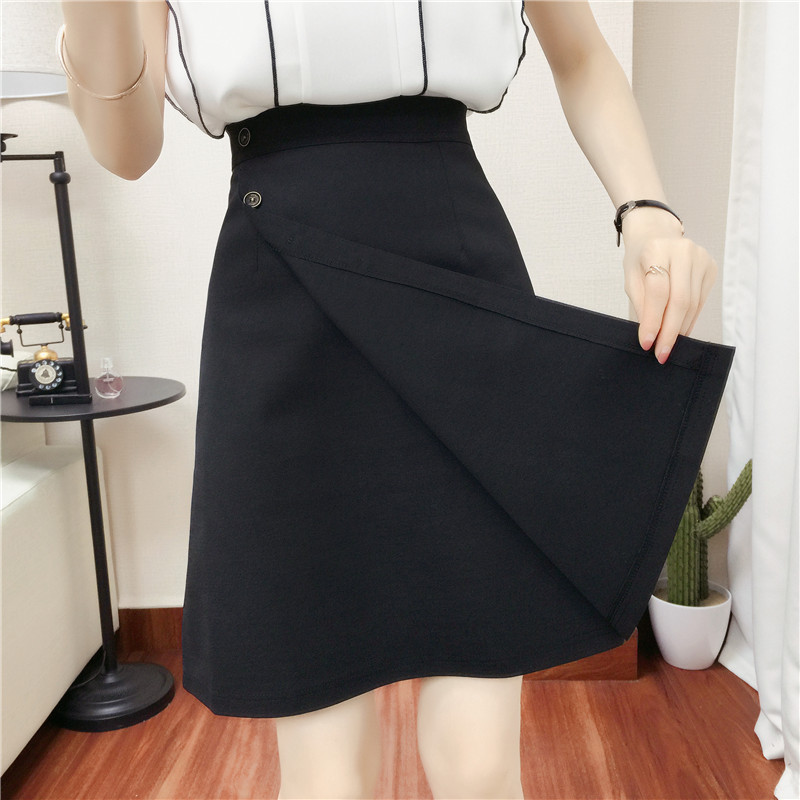 Plus Size High Waist A-Line Midi Skirt for Women - Summer Slimming Bodycon Style, Perfect for 200 lbs and Up, Trendy and Comfortable Plus Size High Waist A-Line Midi Skirt for Women - Summer Slimming Bodycon Style, Perfect for 200 lbs and Up, Trendy and Comfortable