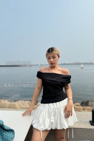 Plus Size High Waist Floral Puff Ballet Bodycon Skirt - Elastic Waist, Anti-Exposure, Y2K Style