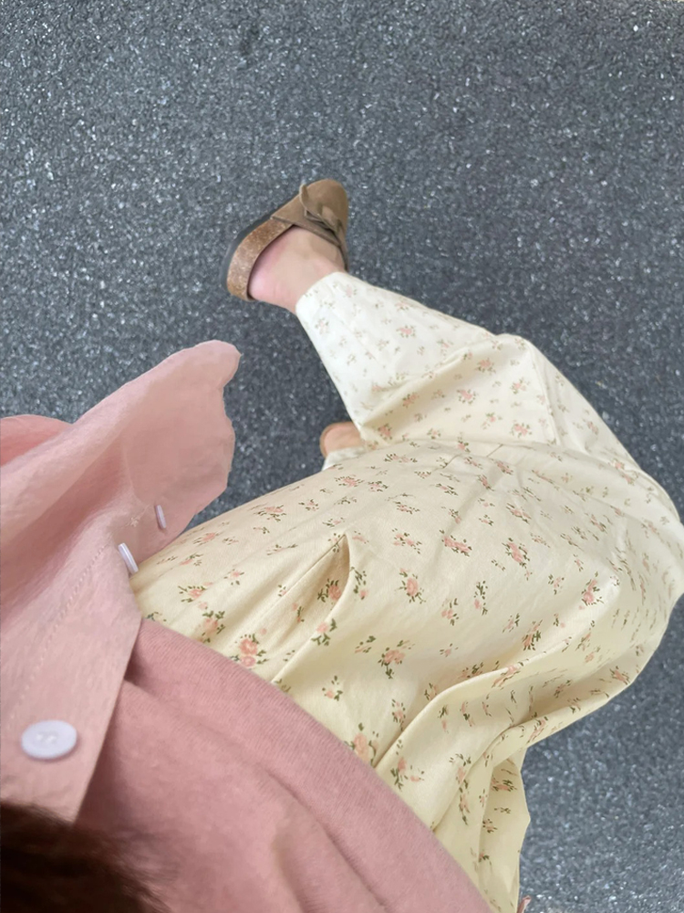 Plus Size High-Waisted Loose Wide-Leg Balloon Pants for Women, Casual Floral Trousers for Summer, Trendy Y2K Style Plus Size High-Waisted Loose Wide-Leg Balloon Pants for Women, Casual Floral Trousers for Summer, Trendy Y2K Style