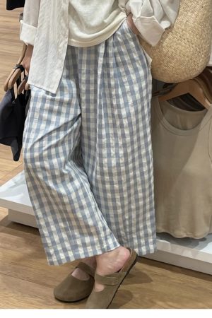 Plus Size High-Waisted Loose Wide-Leg Balloon Pants for Women, Casual Floral Trousers for Summer, Trendy Y2K Style