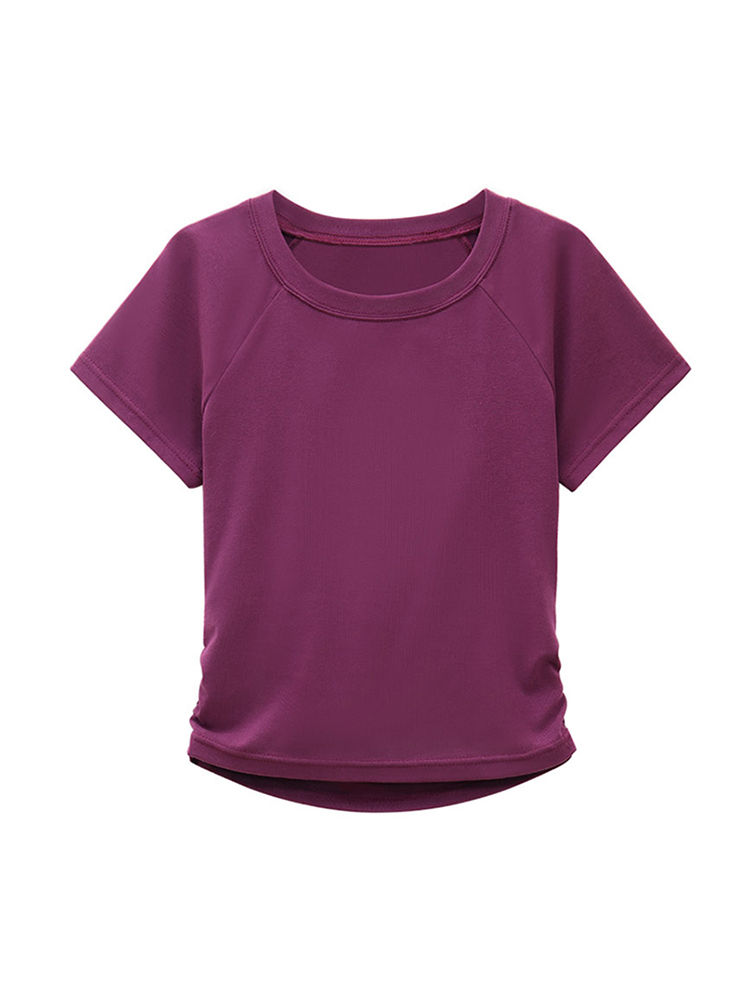 Plus-Size Hollow Out Pleated Shoulder Short Sleeve T-Shirt for Women - Summer Slimming Top, Spicy Girl Design, Covers Belly Plus-Size Hollow Out Pleated Shoulder Short Sleeve T-Shirt for Women - Summer Slimming Top, Spicy Girl Design, Covers Belly