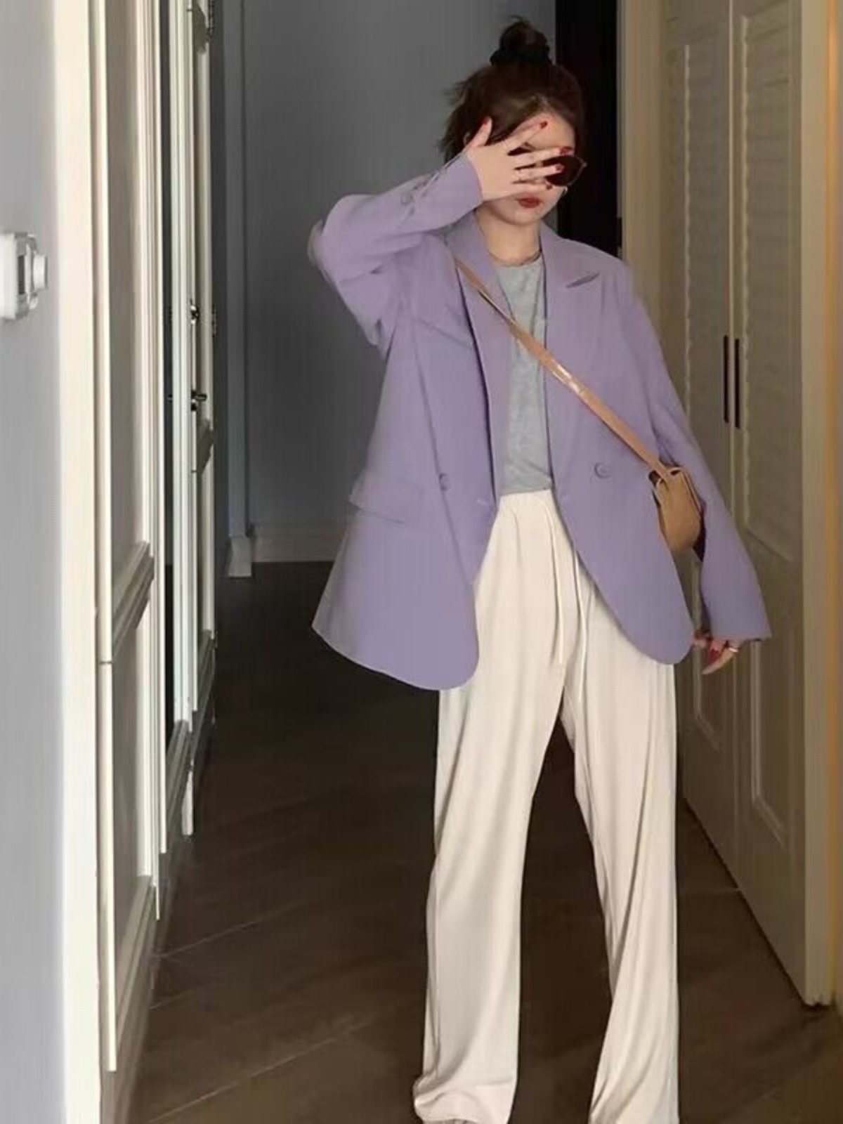 Plus Size Oversized Black Suit Jacket for Women, Casual Loose Blazer, High-End Feel, Spring Autumn 2025 Fashion Plus Size Oversized Black Suit Jacket for Women, Casual Loose Blazer, High-End Feel, Spring Autumn 2025 Fashion