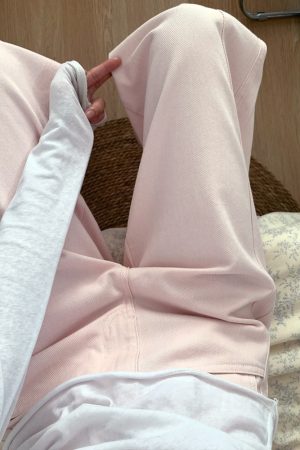 Plus Size Pink Curved Blade Wide Leg Jeans - 2025 New Style Relaxed Fit Flattering Pants for Women