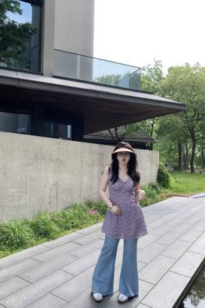 Plus-Size Retro Light Blue Stretchy Butt-Lifting Slim-Fit Flared Pants - Supermodel Shaping for a Chic 90s Look