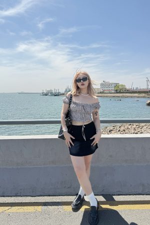 Plus Size Sexy Women's Elastic Slimming T-Shirt - Versatile Hot Girl Summer Must-Have Top for Y2K and Casual Style