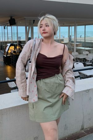 Plus Size Summer Sun Protection Jacket and Long Sleeve Polka Dot Shirt Two-Piece Set for Women - Comfortable and Stylish