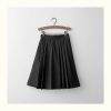 Plus-Size White High-Waisted A-Line Half Skirt for Pear-Shaped Women, Summer Mid-Length Style for Curvy Figures and Thick Thighs