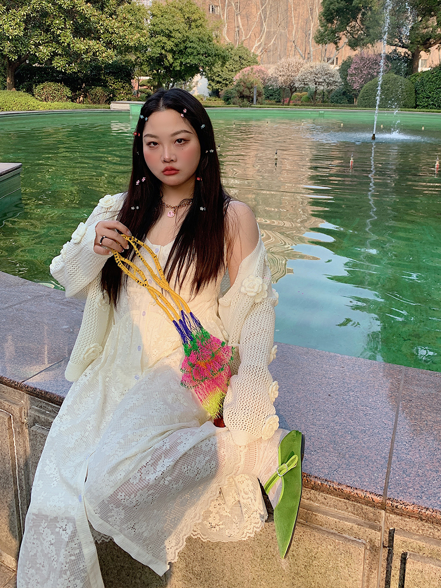 Plus Size White Lace Pocket Camisole Dress for Women - Spring Summer 2025 Long Dress for Curvy Figures, Y2K Style Plus Size White Lace Pocket Camisole Dress for Women - Spring Summer 2025 Long Dress for Curvy Figures, Y2K Style