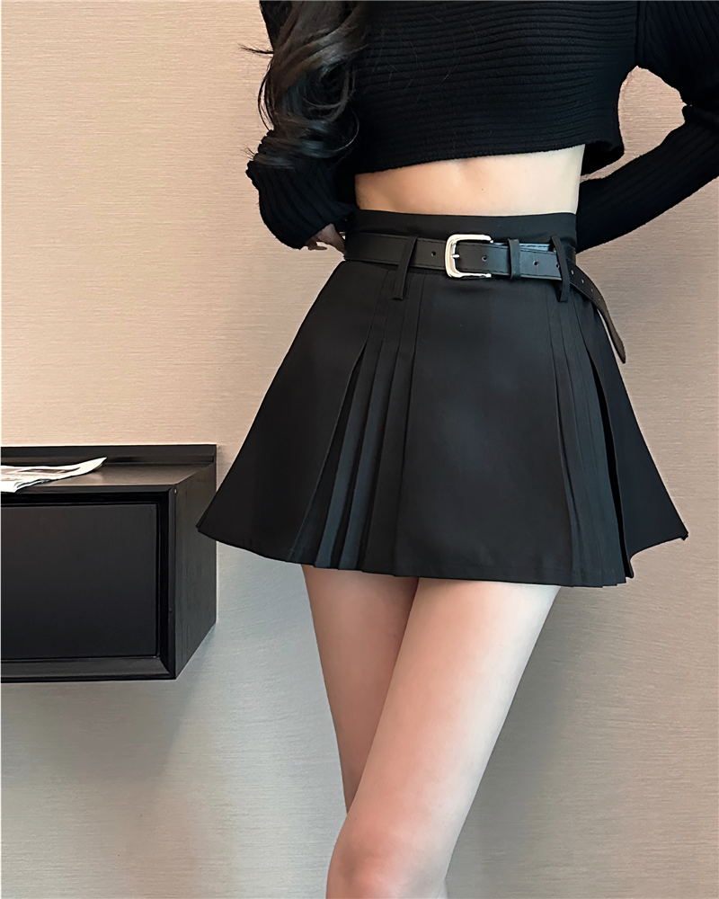 Plus-Size White Pleated A-Line Midi Skirt for Women - 2025 Summer Slimming High-Waisted Short Skirt, Trendy Fashion Essential Plus-Size White Pleated A-Line Midi Skirt for Women - 2025 Summer Slimming High-Waisted Short Skirt, Trendy Fashion Essential