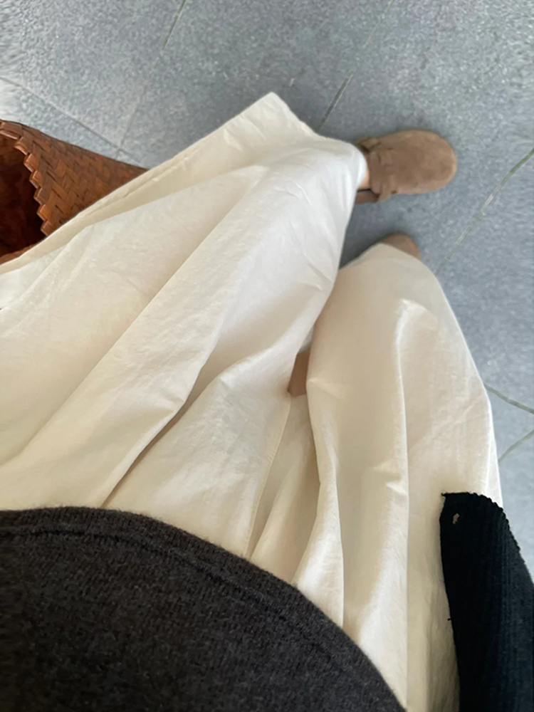 Plus Size White Women's Summer Japanese-Style Balloon Pants - Flattering Wide-Leg Loose Nine-Point Design Plus Size White Women's Summer Japanese-Style Balloon Pants - Flattering Wide-Leg Loose Nine-Point Design