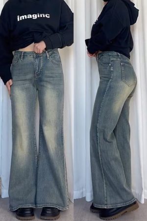 Plus-Size Wide-Leg Jeans for Pear-Shaped Figures, Loose Fit for Short Women, Flattering for Thick Thighs and Wide Hips