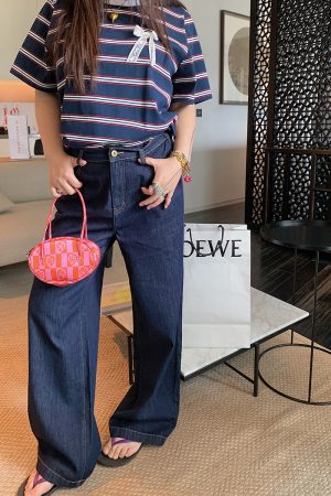 Plus-Size Women's A-Style Mid-Length Skirt & Straight-Leg Jeans - Spring/Summer 2025 Fashion Essentials