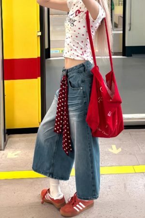 Plus Size Women's Loose Wide-Leg Denim Capri Pants - Summer 2025 American Style Shorts