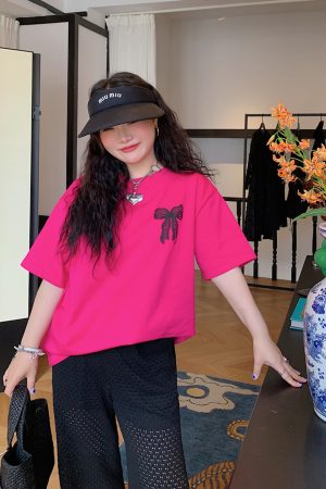 Plus Size Women's Short Sleeve T-Shirt, Summer 2025 Loose Fit Top, Flattering Belly-Covering Design, Casual Everyday Wear