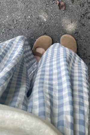 Plus Size Women's Summer Plaid Balloon Pants - Flattering Loose Nine-Point Style, Lightweight and Cool for 2025