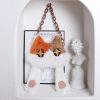 Plush Cat Crossbody Bag for Women - Soft Three-Color Face-Covering Design, Autumn/Winter Niche Style