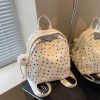 Polka Dot Backpack for Women - Fashionable Student Shoulder Crossbody Bag for Autumn & Winter 2024, Perfect for Commuting & Travel