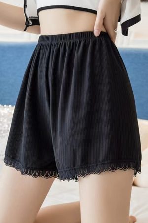 Pudding Bear JK Uniform Inner Leggings for Modesty and Coverage, Cute Kawaii Style