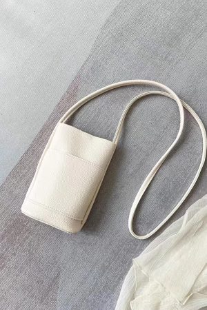 Red Mini Crossbody Handbag for Women - 2024 Korean Casual Phone Bag, Minimalist Fashion, Trendy Ins Style