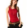 Red Slimming Camisole for Women - Sexy American-Style Sleeveless Summer Top, Versatile Fashion Essential