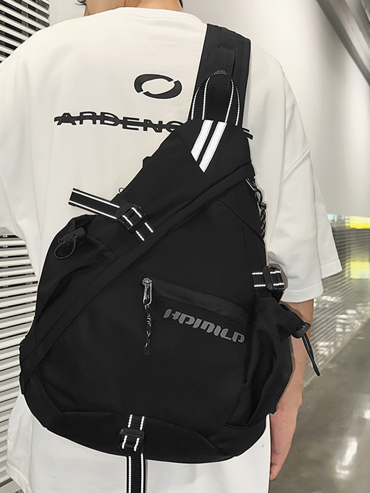 Reflective Cycling Crossbody Bag for Night Safety - 2025 Summer Travel Backpack for Outdoor Sports and Adventure Reflective Cycling Crossbody Bag for Night Safety - 2025 Summer Travel Backpack for Outdoor Sports and Adventure