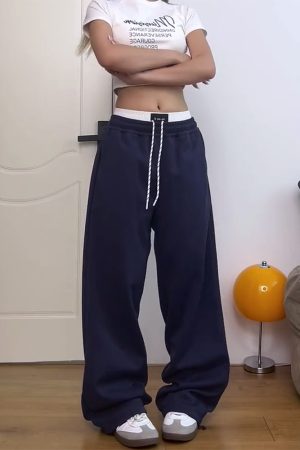 Retro American-Style Elastic Waist Cargo Pants for Women - Trendy Casual Summer 2025 Fashion Must-Have