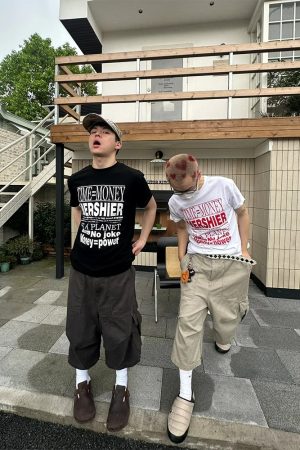 Retro American-Style Loose Wide-Leg Seven-Point Workwear Shorts for Men and Women - Trendy Summer Casual High-End Fashion