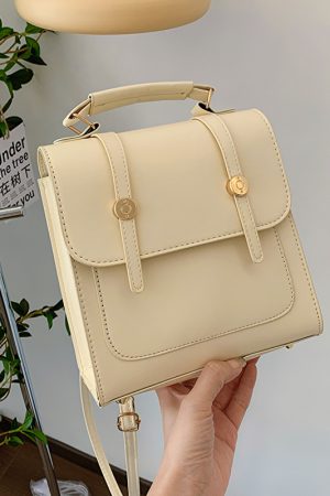 Retro British Style Women's Backpack - Trendy 2025 Multifunctional Student Tote Travel Bag