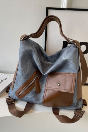 Retro Casual Crossbody Bag for Women, 2025 Spring Commuting Shoulder Bag, Versatile Dual-Use Travel Purse