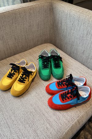 Retro Casual Women's Genuine Leather Patchwork Lace-Up Training Shoes - 2025 Y2K Inspired Flat Sports Sneakers