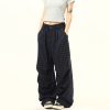 Retro Checkered Pleated Loose Drape Pants for Women - Stylish Casual Trousers, 90s Inspired Fashion