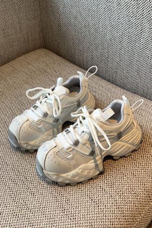 Retro Colorful Dad Shoes for Women - 2025 Lightweight Mesh Thick-Soled Casual Sports Sneakers