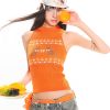 Retro Fair Isle Cat Tank Top for Women - Slimming Sleeveless Summer Top, Sweet and Spicy Y2K Style