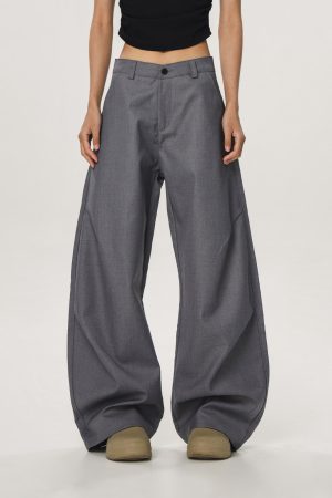Retro High-End Casual Flared Wide-Leg Pants for Men and Women - Straight-Leg Loose Fit, 90s American Style
