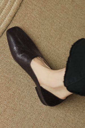 Retro High-End Genuine Leather Lazy Loafers for Women - Summer 2025 Fashion, Italian Style, Comfortable & Chic